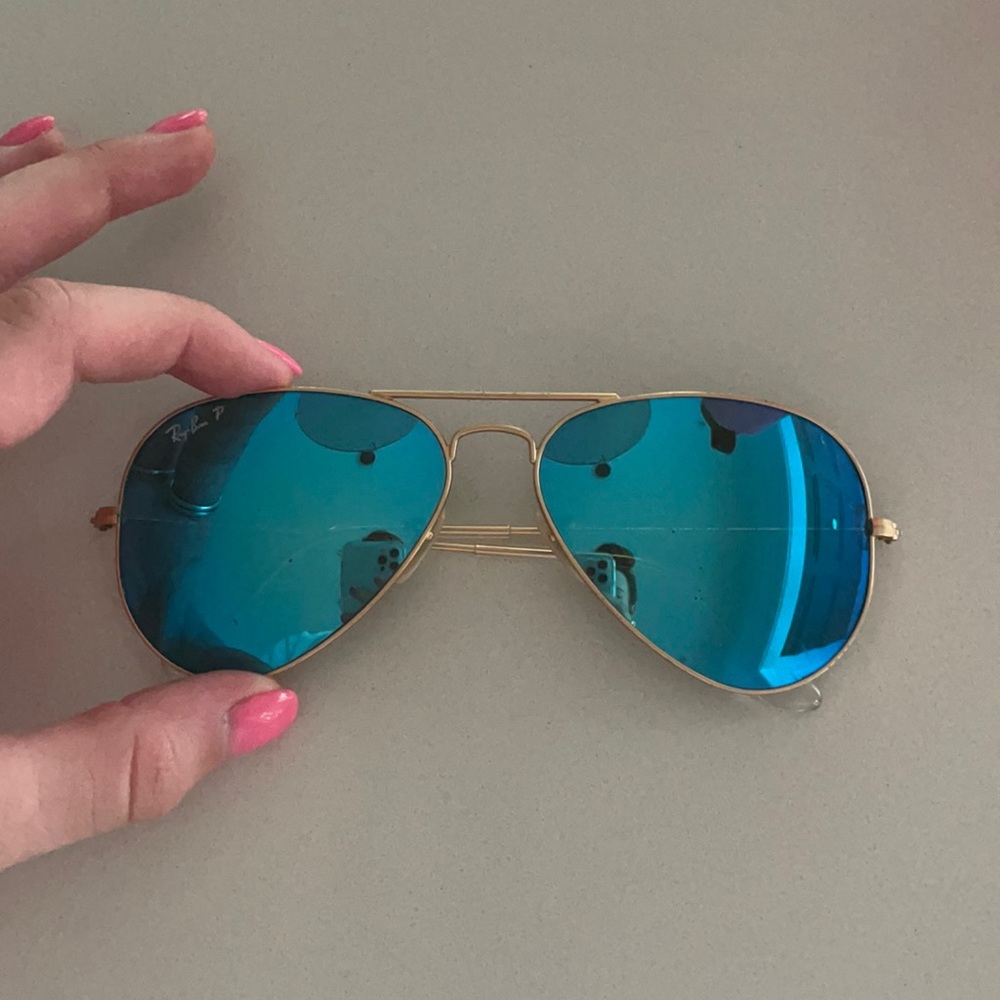 Ray-ban Blue Polarized Aviator Sunglasses